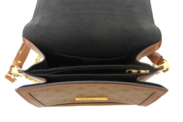 Louis Vuitton Classic Monogram/Monogram Reverse Canvas Dauphine MM Shoulder Bag