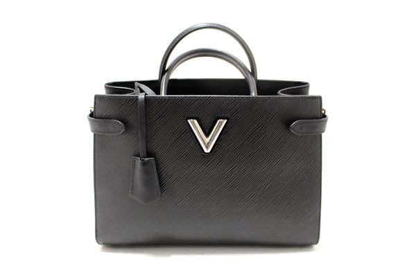 Louis Vuitton Black Epi Grained Cowhide Leather Twist Tote Bag
