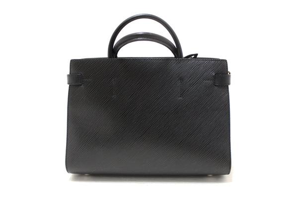 Louis Vuitton Black Epi Grained Cowhide Leather Twist Tote Bag