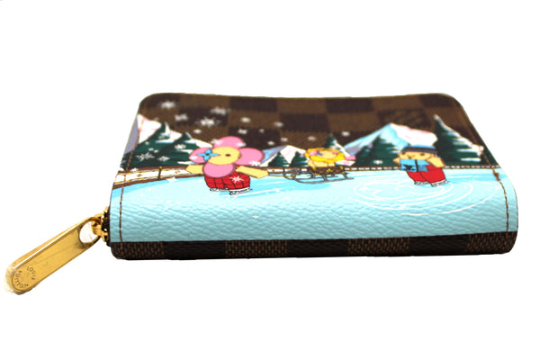 Louis Vuitton Limited Edition 2023 Christmas Alpine Vivienne Classic Monogram Zippy Coin Purse