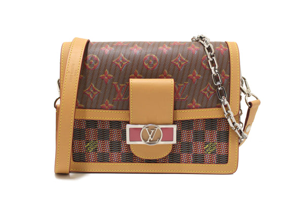 Louis Vuitton Limited Edition Damier Pop Dauphine MM Shoulder Bag