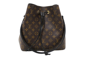 Louis Vuitton Classic Monogram Black NeoNoe Shoulder Bag