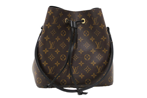 Louis Vuitton Classic Monogram Black NeoNoe Shoulder Bag