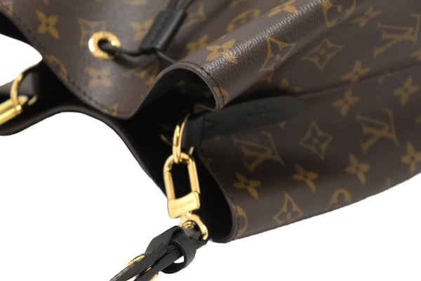 Louis Vuitton Classic Monogram Black NeoNoe Shoulder Bag