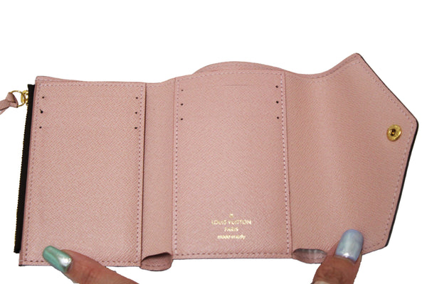 Louis Vuitton Classic Monogram Rose Ballerine Pink Victorine Wallet