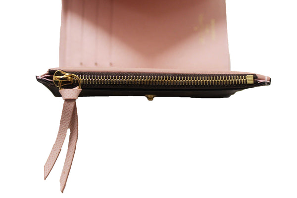 Louis Vuitton Classic Monogram Rose Ballerine Pink Victorine Wallet