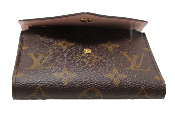Louis Vuitton Classic Monogram Rose Ballerine Pink Victorine Wallet