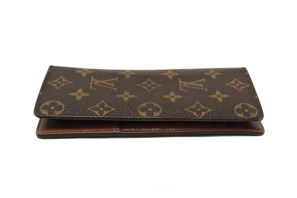 Louis Vuitton Classic Monogram Canvas Brazza Long Wallet