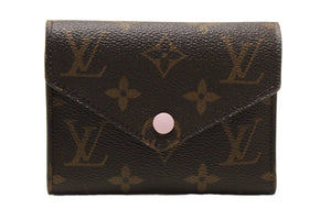 Louis Vuitton Classic Monogram Rose Ballerine Pink Victorine Wallet