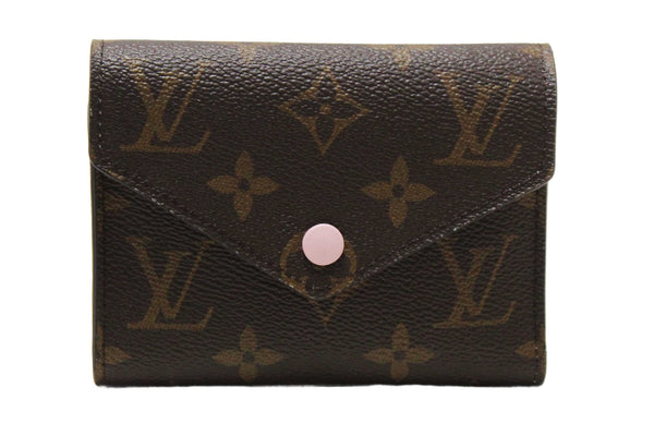 Louis Vuitton Classic Monogram Rose Ballerine Pink Victorine Wallet