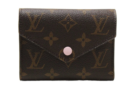Louis Vuitton Classic Monogram Rose Ballerine Pink Victorine Wallet