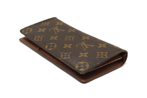 Louis Vuitton Classic Monogram Canvas Brazza Long Wallet