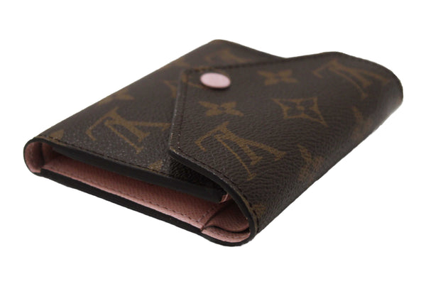 Louis Vuitton Classic Monogram Rose Ballerine Pink Victorine Wallet