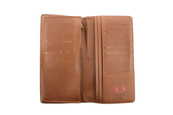 Louis Vuitton Classic Monogram Canvas Brazza Long Wallet