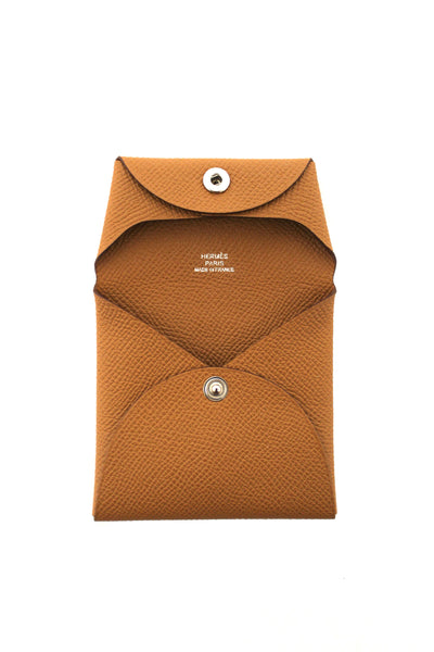 Hermes Brown Epsom Bastia Coin Purse Case