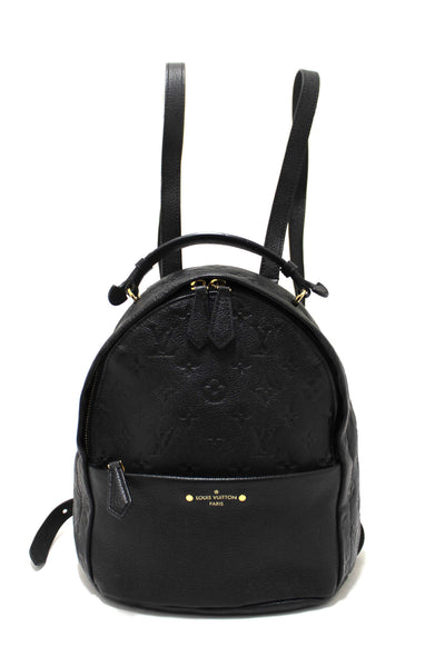 Louis Vuitton Black Empreinte Monogram Leather Sorbonne Backpack