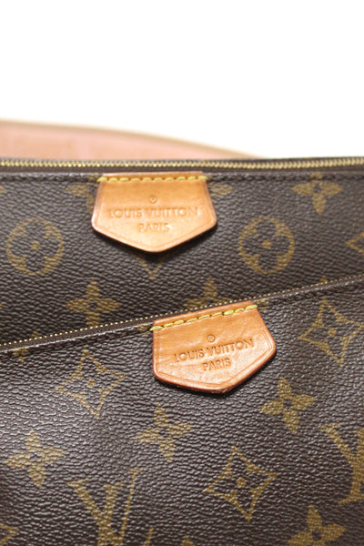Louis Vuitton Classic Monogram Pink Strap Multi-Pochette Accessoires Bag