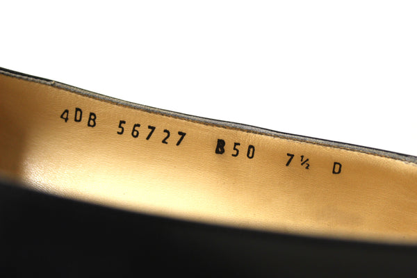 Salvatore Ferragamo Black Leather Ramila 5cm Pumps Shoes Size 7.5D