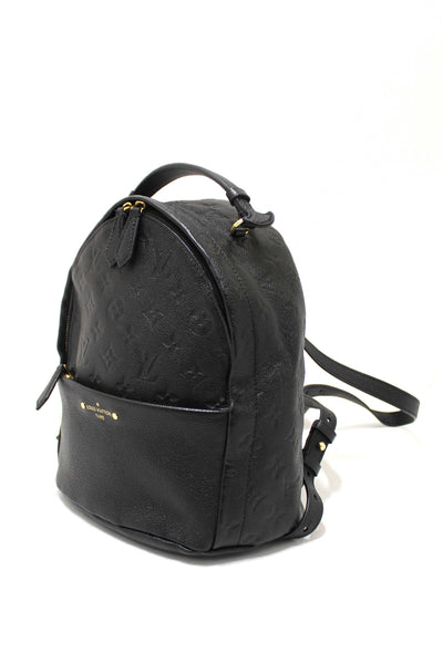 Louis Vuitton Black Empreinte Monogram Leather Sorbonne Backpack