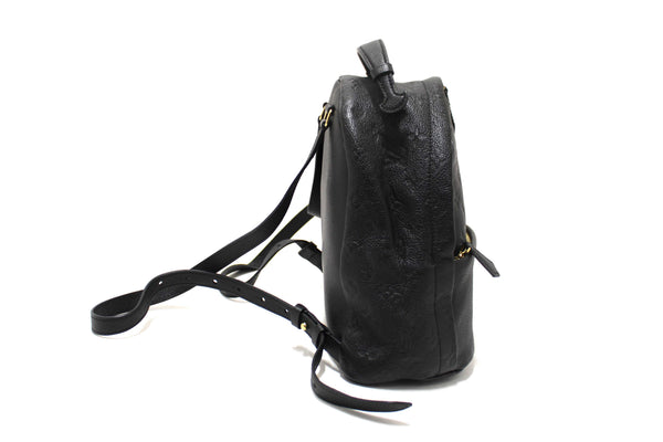 Louis Vuitton Black Empreinte Monogram Leather Sorbonne Backpack