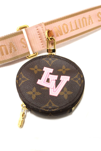 Louis Vuitton Classic Monogram Pink Strap Multi-Pochette Accessoires Bag