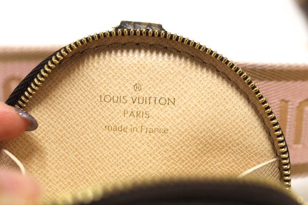Louis Vuitton Classic Monogram Pink Strap Multi-Pochette Accessoires Bag