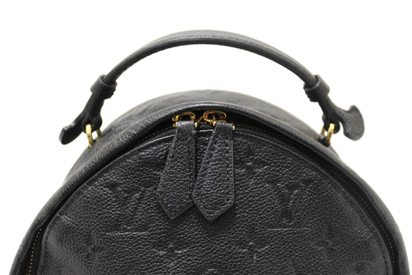Louis Vuitton Black Empreinte Monogram Leather Sorbonne Backpack