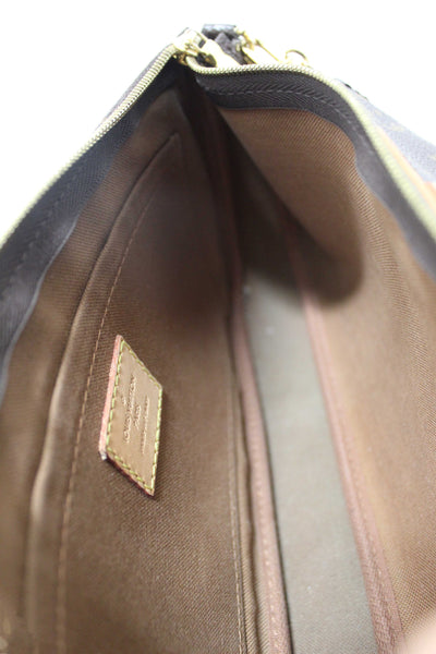 Louis Vuitton Classic Monogram Pink Strap Multi-Pochette Accessoires Bag