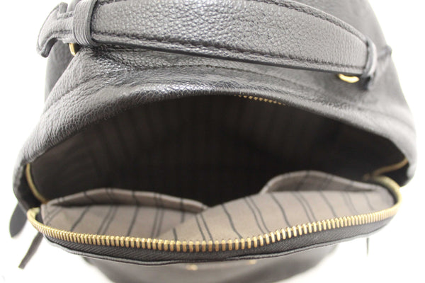 Louis Vuitton Black Empreinte Monogram Leather Sorbonne Backpack