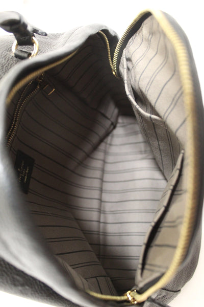 Louis Vuitton Black Empreinte Monogram Leather Sorbonne Backpack