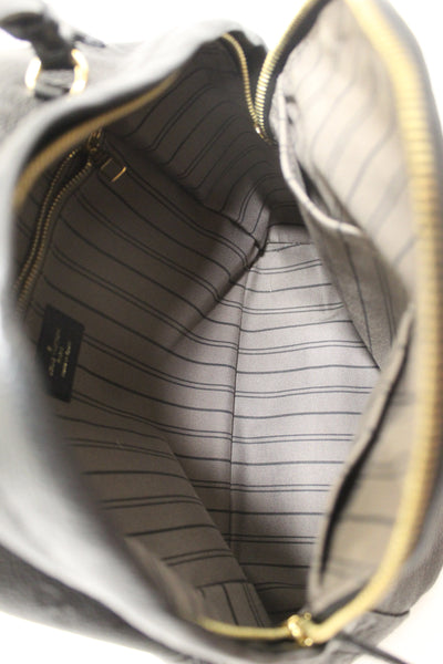 Louis Vuitton Black Empreinte Monogram Leather Sorbonne Backpack