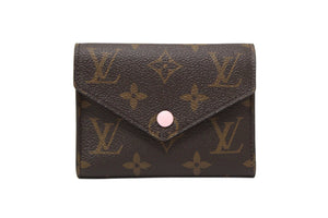 Louis Vuitton Classic Monogram Rose Ballerine Pink Victorine Wallet