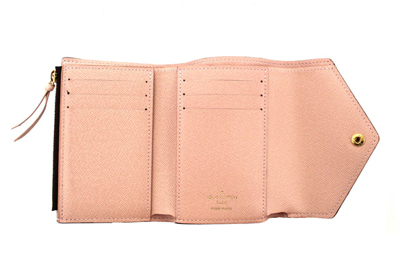 Louis Vuitton Classic Monogram Rose Ballerine Pink Victorine Wallet