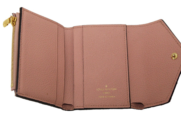 Louis Vuitton Pink Monogram Empreinte Leather Zoe Wallet