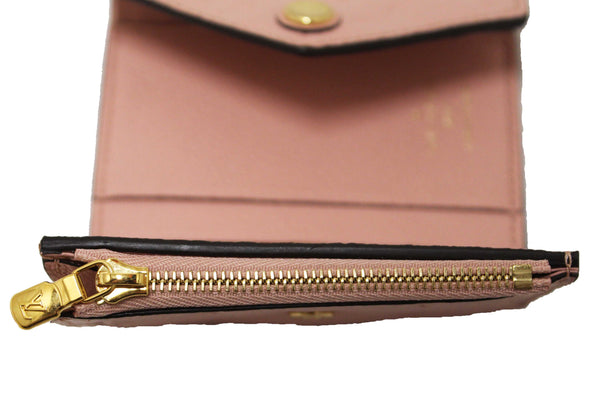 Louis Vuitton Pink Monogram Empreinte Leather Zoe Wallet