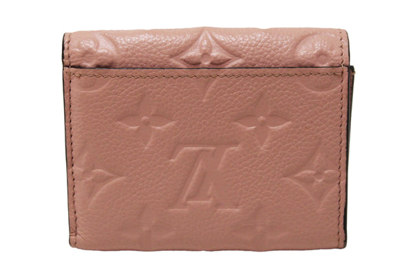 Louis Vuitton Pink Monogram Empreinte Leather Zoe Wallet