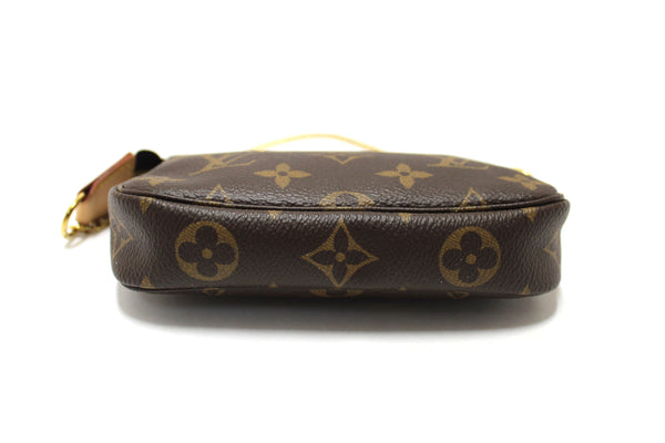 Louis Vuitton Classic Monogram Canvas Mini Pochette Clutch Bag