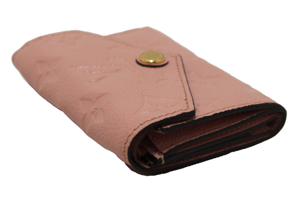 Louis Vuitton Pink Monogram Empreinte Leather Zoe Wallet