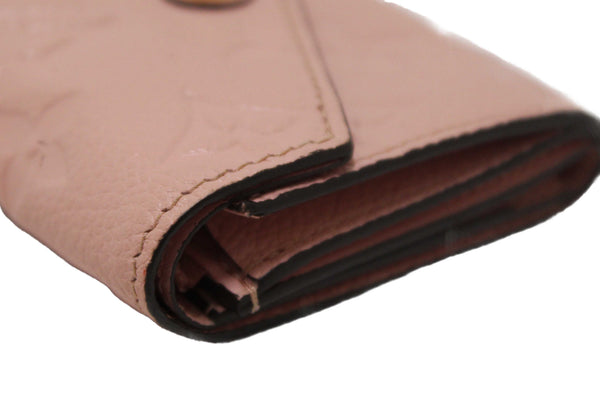 Louis Vuitton Pink Monogram Empreinte Leather Zoe Wallet