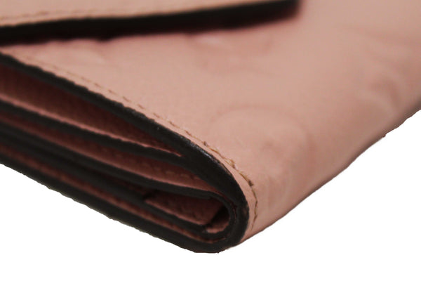 Louis Vuitton Pink Monogram Empreinte Leather Zoe Wallet