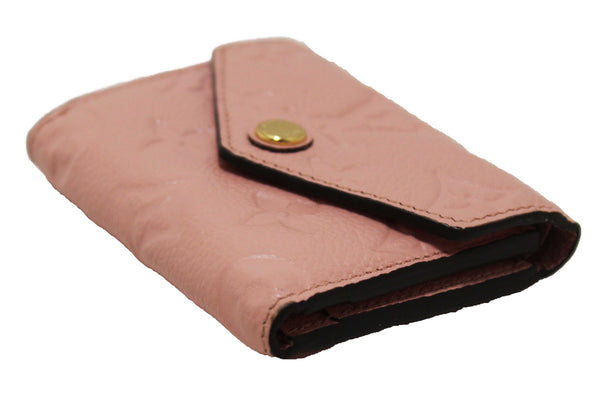 Louis Vuitton Pink Monogram Empreinte Leather Zoe Wallet