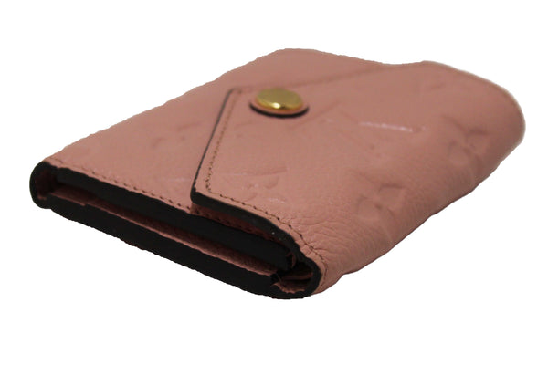 Louis Vuitton Pink Monogram Empreinte Leather Zoe Wallet