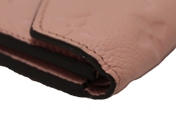 Louis Vuitton Pink Monogram Empreinte Leather Zoe Wallet