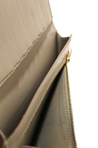 Celine Celine Blue/Grey Leather Multifunction Strap Wallet