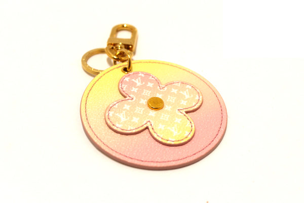 Louis Vuitton Light Pink Monogram By The Pool Illustre Bag Charm Key Holder