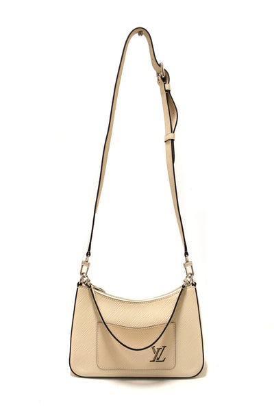 Louis Vuitton White Epi Leather Marelle Shoulder/Messenger Bag