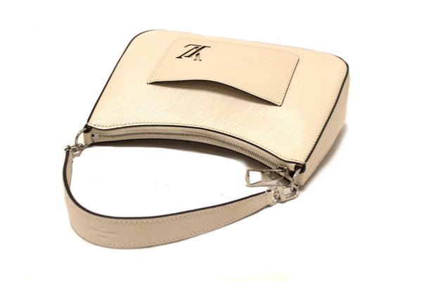 Louis Vuitton White Epi Leather Marelle Shoulder/Messenger Bag