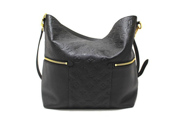 Louis Vuitton Black Monogram Empreinte Leather Melie Hobo Bag