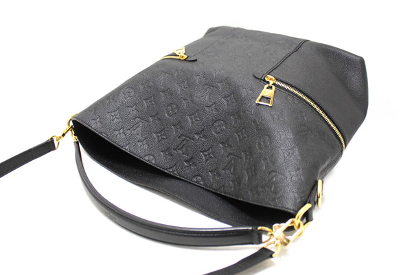 Louis Vuitton Black Monogram Empreinte Leather Melie Hobo Bag