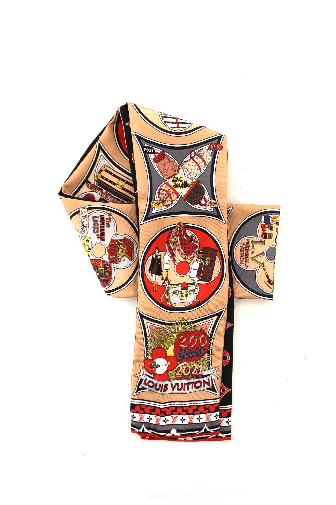 Louis Vuitton Silk History of 200 Year Ann | Italystation.com - Shop Now at italystation.com